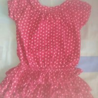 Красива червена детска рокля , снимка 2 - Детски рокли и поли - 42150126