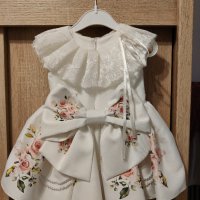 Бебешка рокля с флорален принт - JUNONA, снимка 2 - Бебешки рокли - 40419887