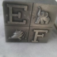 Обучително метално кубче с английската азбука, снимка 3 - Образователни игри - 34006942