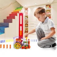 Детско музикално локомотивче редящо домино плочки, снимка 5 - Електрически играчки - 34053643