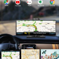 Carplay 10,26" Android Auto HD сензорен плейър FM Bluetooth, снимка 3 - Аксесоари и консумативи - 41928207