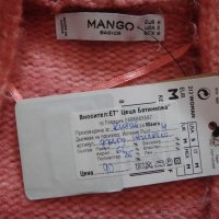 Нова жилетка Mango в бледо розово, плетен пуловер Манго, снимка 9 - Жилетки - 41575608