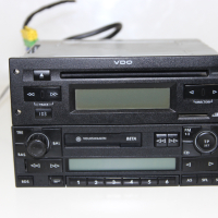 CD RADIO SD CARD VW Passat B5 (1997-2000г.) CHM105MP3 / 1J0035152F / двоен дин касетофон чейнджър, снимка 1 - Аксесоари и консумативи - 44700974