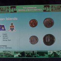 Комплектен сет - Кайманови острови 2002 , 4 монети, снимка 1 - Нумизматика и бонистика - 44536252