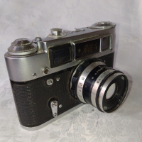 Фотоапарат Фед FeD 4 - 1965 г., с Кожен Калъф - Работещ, снимка 3 - Колекции - 44573806