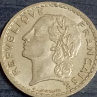 5 франка (1946) без марка, снимка 2 - Нумизматика и бонистика - 38917881
