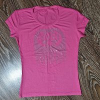 Розова тениска S/M-10лв.НОВА, снимка 3 - Тениски - 40845655