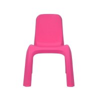 Детски пластмасов стол, без подлакътници, розов, 38x44x52см, снимка 3 - Мебели за детската стая - 42493470