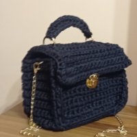 Дамска плетена чанта, снимка 12 - Чанти - 40683914