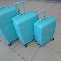 Нови куфари поликарбонат, снимка 1 - Куфари - 35629682