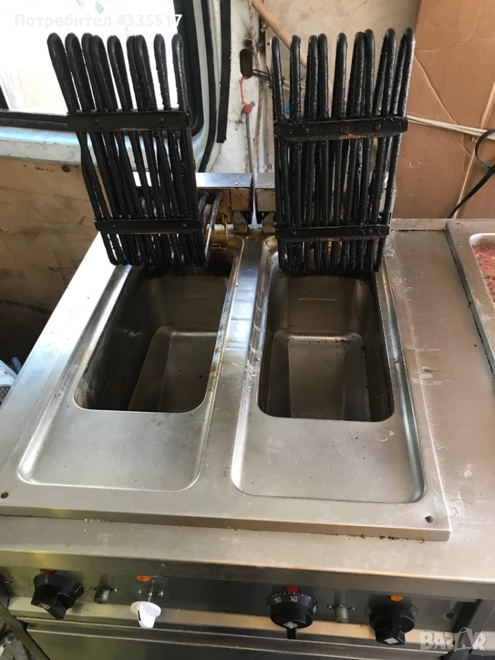 Фритюрник +плоча, снимка 1