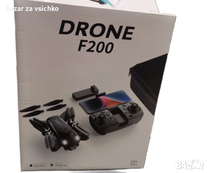 4K Безчетков дрон F200, снимка 1