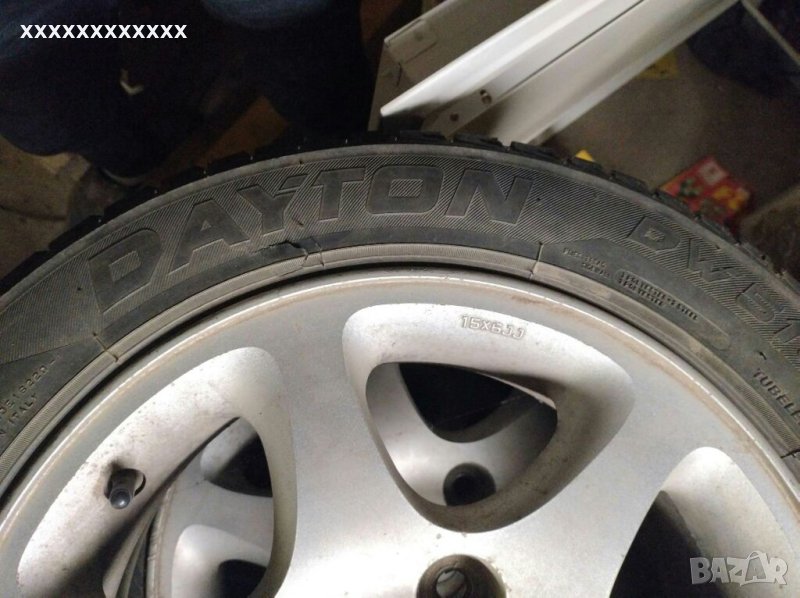 Джанти със зимни гуми 5х114 r15 от Mazda premaci, снимка 1