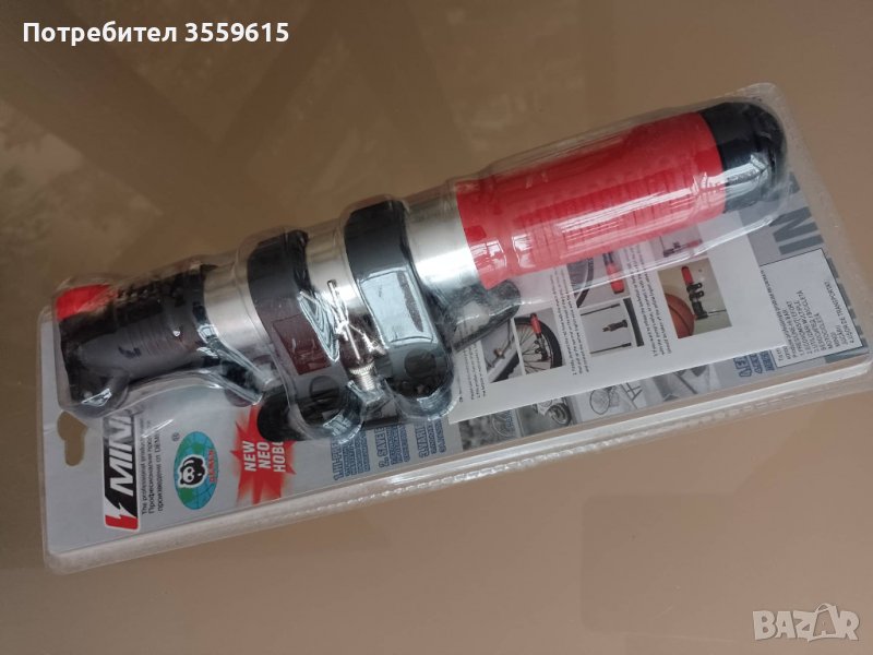 професионална ръчна помпа за гуми, топки и др. от Германия, снимка 1