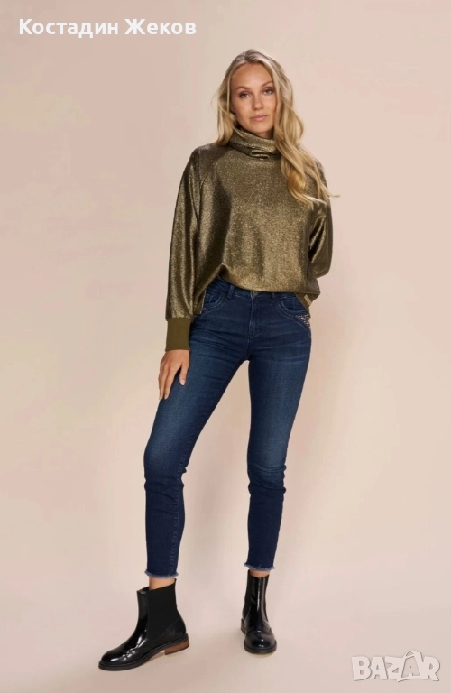 Нови без хартиен етикет. Дамски оригинални дънки. MOS MOSH , снимка 1