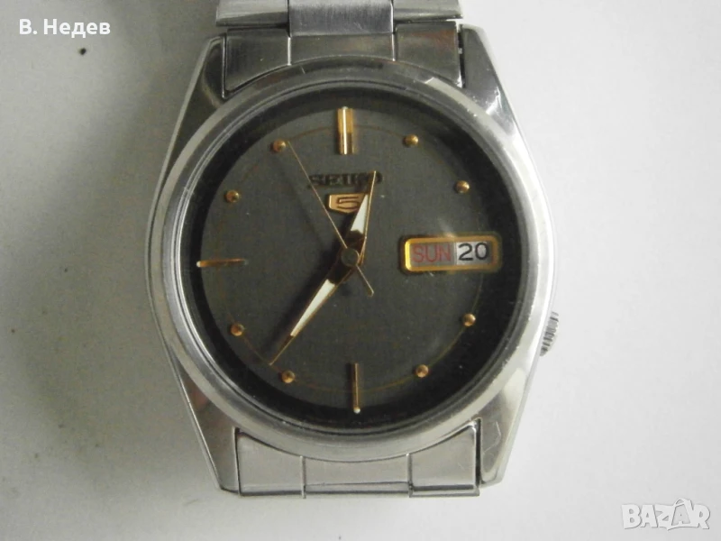 SEIKO 5, cal. 7019-8220, vtg automatic, каса – 35,0mm, Japan, TOP!, снимка 1