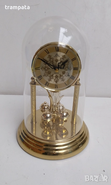 НАЙ ДОБРАТА ОФЕРТА Немски Настолен куполен кварцов часовник Meister Anker , снимка 1