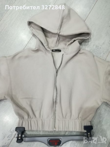 Дамски / скъсен/ суичър ZARA , снимка 1