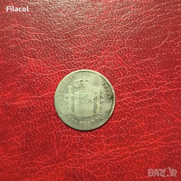 Испания 1 песета 1901 година, снимка 1