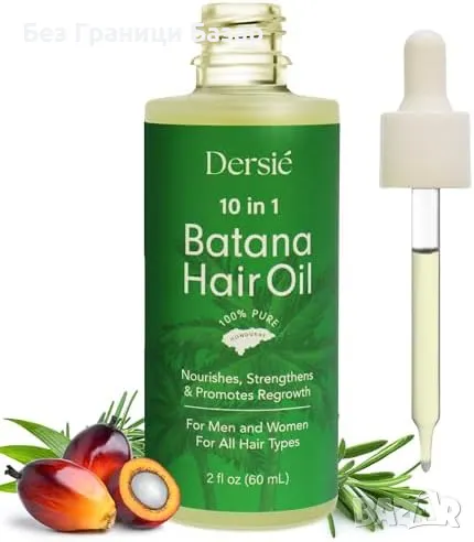 Ново Хидратиращо Батана Масло с 9 Натурални Масла за Коса Укрепване, снимка 1