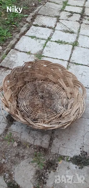 Плетен панер , снимка 1