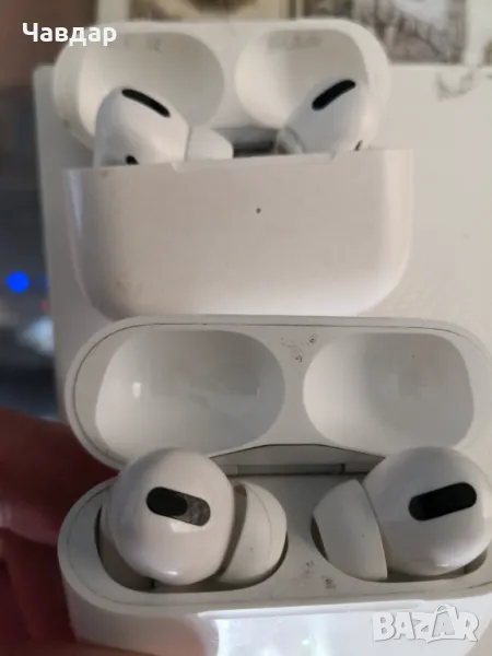 2 комплекта слушалки Aipods pro за части или ремонт, снимка 1