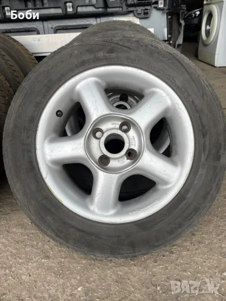 Два комплекта джанти с летни/зимни гуми // Honda 14" 4x100mm, снимка 1