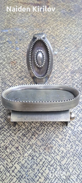 Стара бронзова поставка за тоалетна хартия , снимка 1