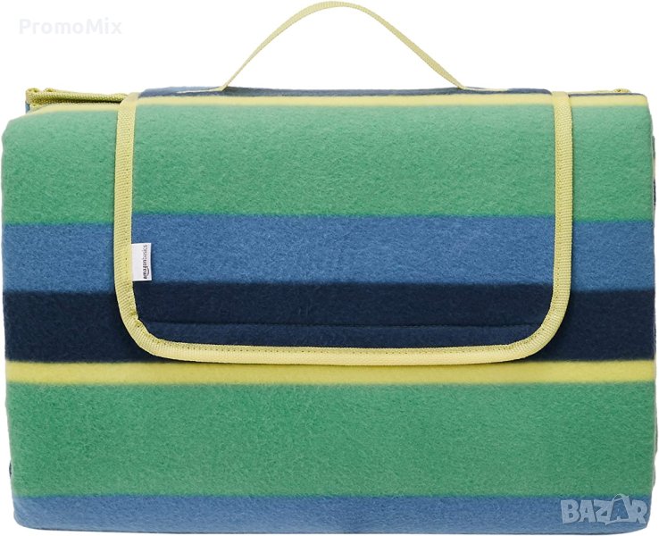 Одеяло за пикник Amazon Basics TEX0724-17 150x195см шалте за къмпинг непромокаемо термоизолирана пол, снимка 1