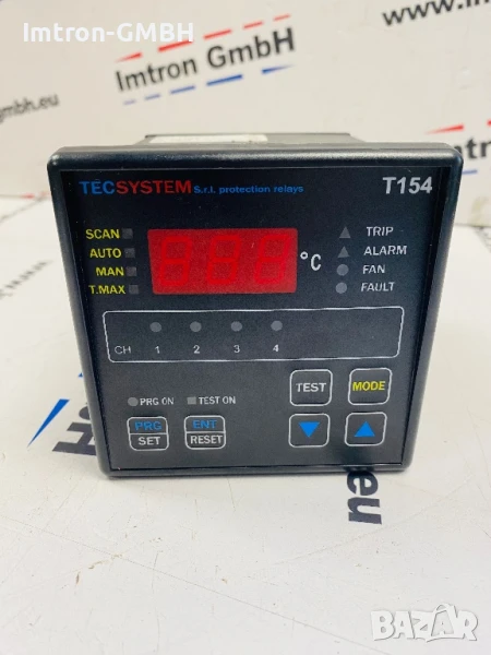 T154 WS КОНТРОЛЕР ТЕМПЕРАТУРЕН КОНТРОЛ  4 Pt100  85 - 260 VCA/CC 4 релета и wifi, снимка 1