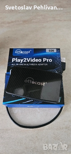 Ottocast Play2Video Pro безжични - Android Auto/Apple CarPlay, снимка 1
