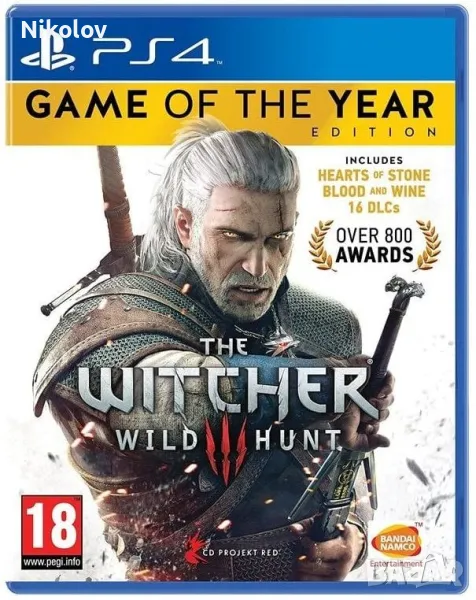 The Witcher 3 Wild Hunt GOTY Edition PS4 (Съвместима с PS5), снимка 1