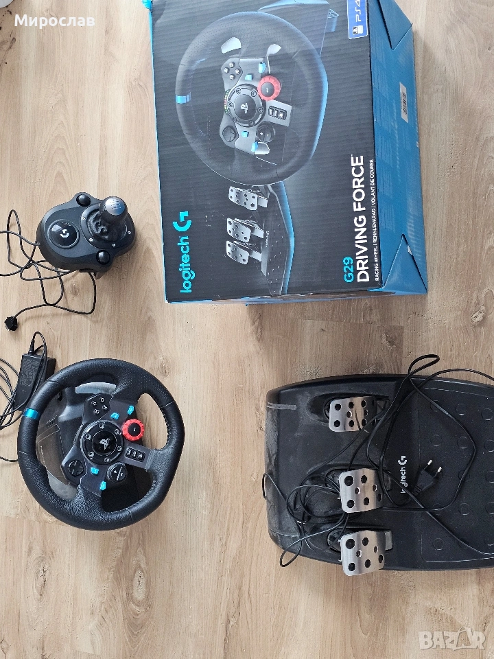 Logitech g29 + Скоростен лост, снимка 1