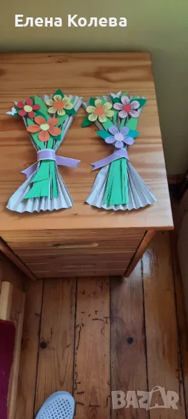 Цветя от хартия, снимка 1