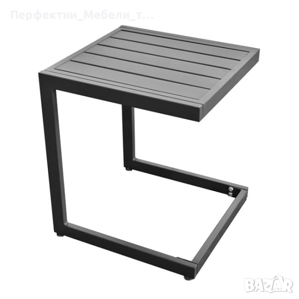 Метална маса за шезлонг,помощна масичка за диван,инсайд масичка, снимка 1