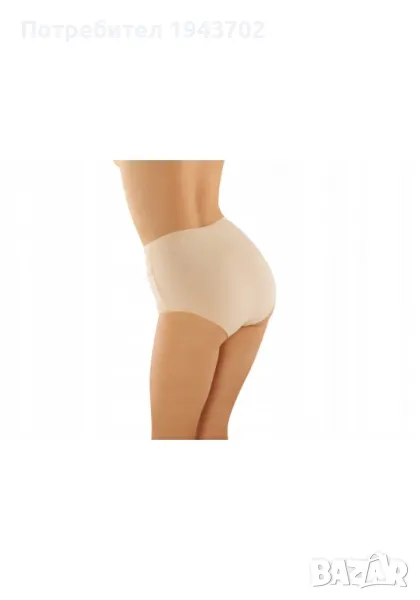Бикини с висока талия в бежов цвят BBL054, снимка 1