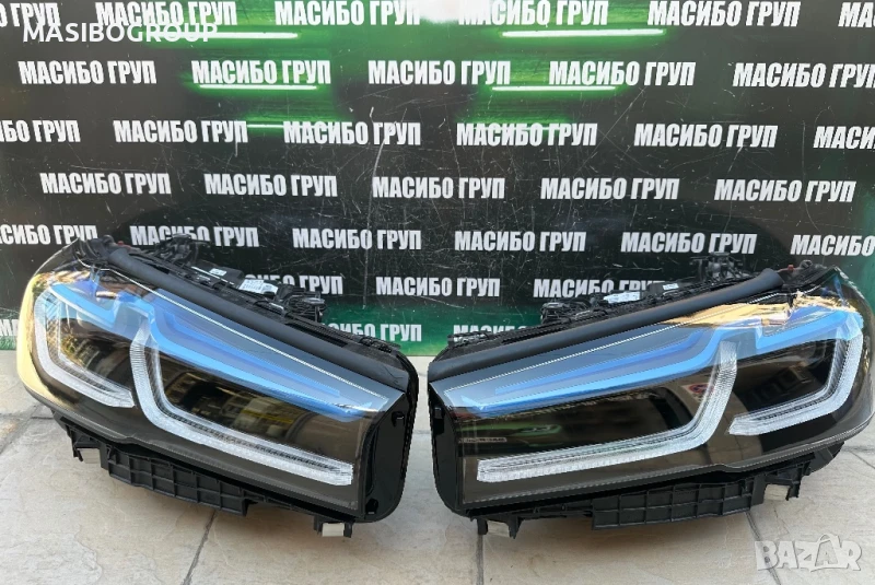 Фарове BMW Laser фар Shadow Black Line за Бмв 5 Г30 Г31 фейс Bmw G30 G31 LCI, снимка 1