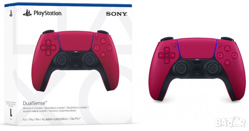 Контролер Cosmic Red DualSense Wireless Controller PS5/червен, снимка 1