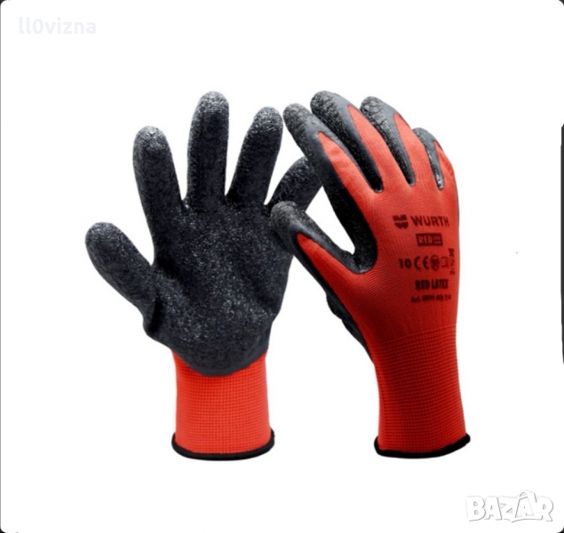 Ръкавици Red Latex Grip / WURTH, снимка 1
