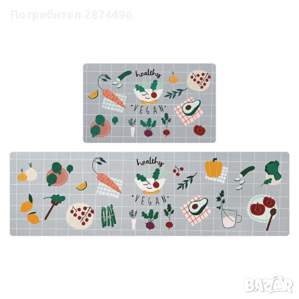 Кухненска пътека от две части, снимка 1