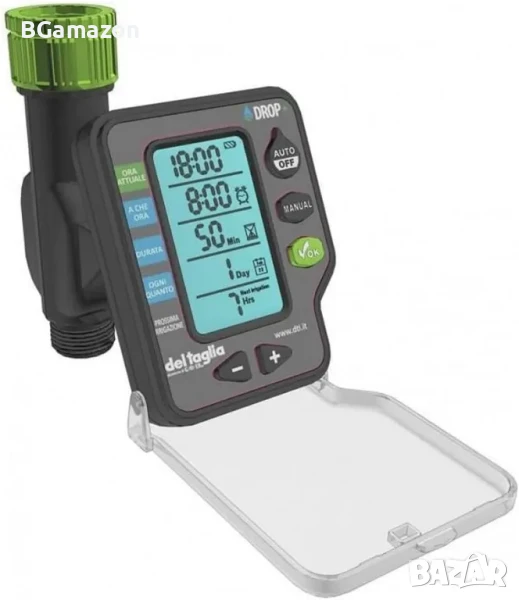 Таймер за поливане и напояване Del Taglia Drop+ 2 изхода - зони, снимка 1