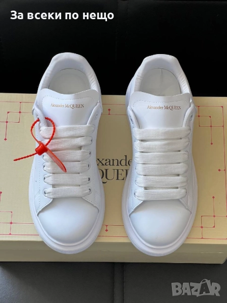 Alexander McQueen Дамски Бели Маратонки👟Дамски Спортни Обувки В Бял Цвят Код P1354, снимка 1