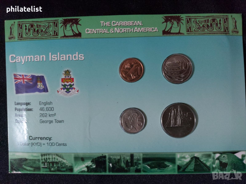 Комплектен сет - Кайманови острови 2002 , 4 монети, снимка 1