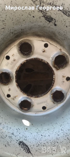 4-ри стоманени джанти за мерцедес 16 цола, снимка 1