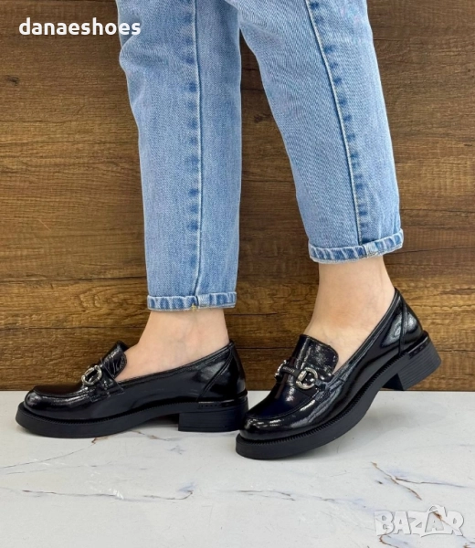 Дамски лоуфъри от естествен лак, снимка 1