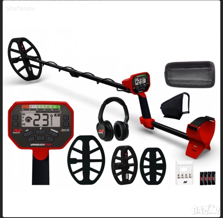 Металотърсач Vanquish540 pro pack + сита за злато подарък, снимка 1