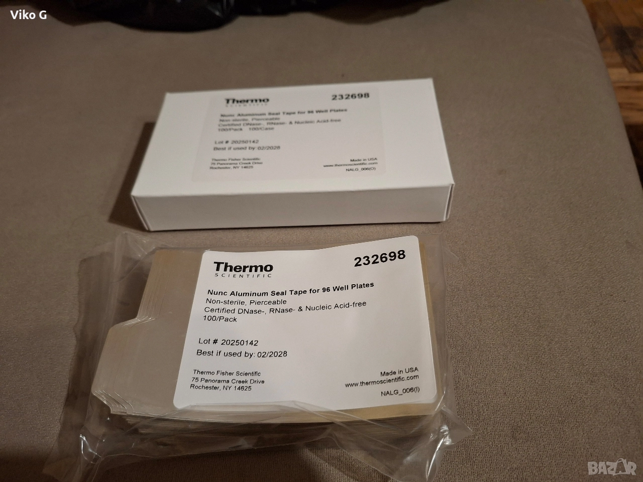 Thermo Scientific 5991039 Cytofunnel Еднократни двойни бели камери за проби 25 , снимка 1