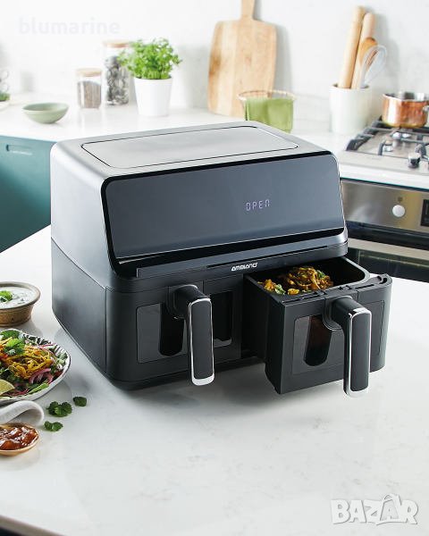 Двоен Air Fryer AMBIANO 2700W/ 8L - 2 x 4L, снимка 1