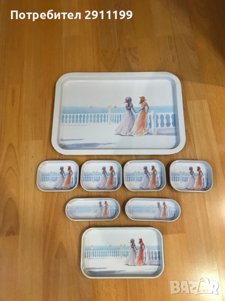 Комплект поднос и купички, снимка 1