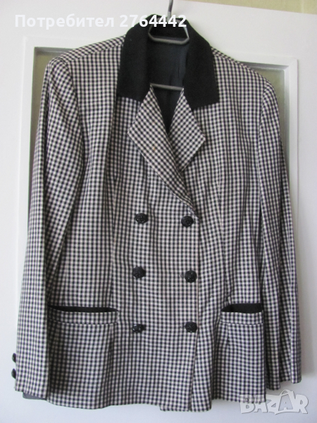Двуредово сако с подплата, снимка 1